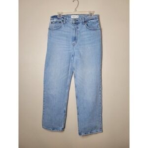 Abercrombie Fitch Jeans The 90s Relaxed High Rise Light Wash Size 31/12